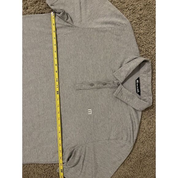 Travis Mathew Polo Shirt Mens Size XL Gray Golf Golfing Polo Shirt - Picture 12 of 15